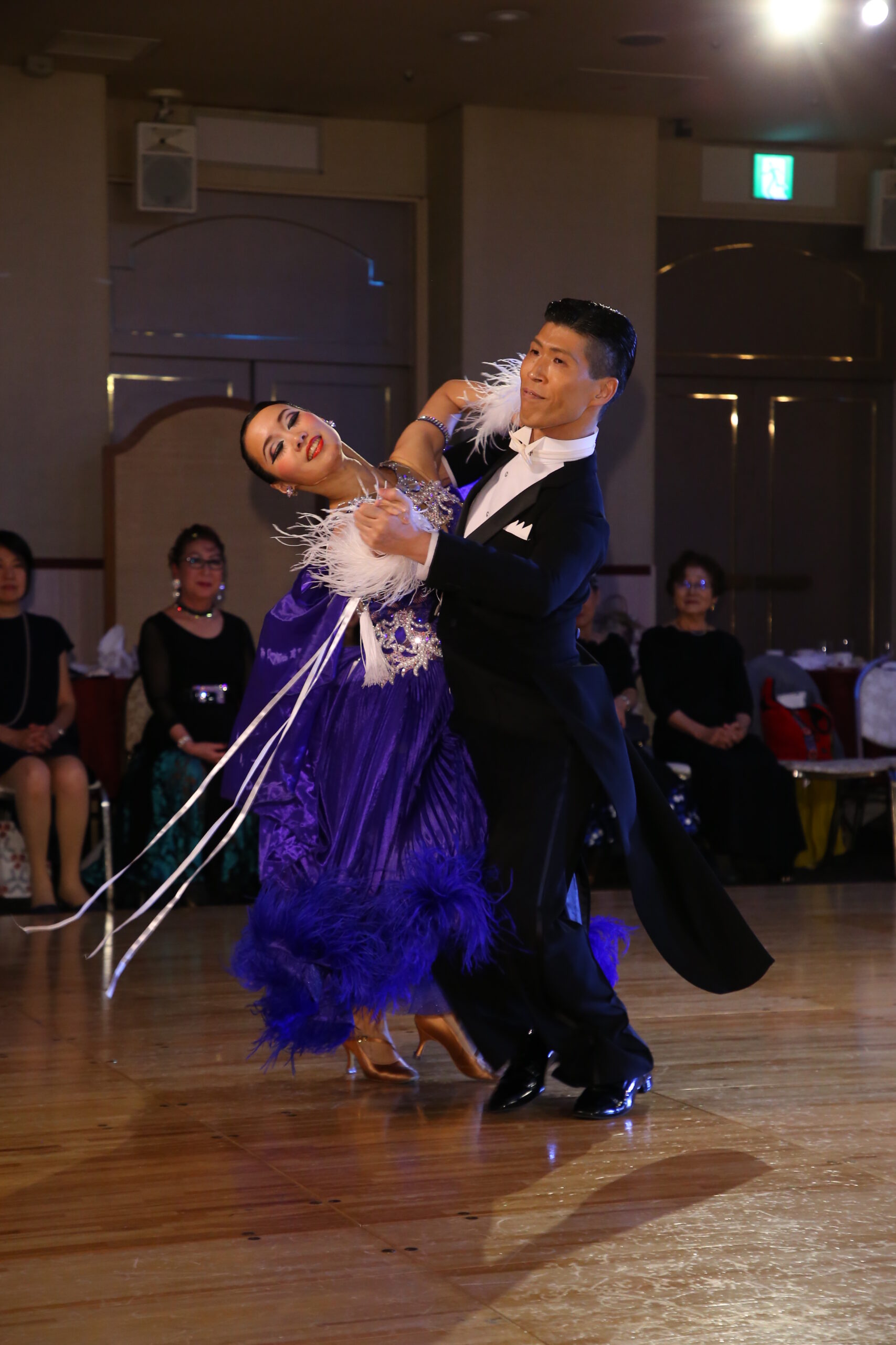 社交ダンス 競技ドレス 9号 紫 社交ダンス専門 通販サイト 【takadance